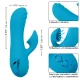  SUNSET BEACH SEDUCER VIBRADOR Y ESTIMULADOR 10 FUNCIONES AZUL - CALEXOTICS 