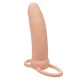  MAXX DOBLE PENETRADOR GRUESO 10 VIBRACIONES NATURAL - CALEXOTICS 
