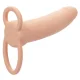  MAXX DOBLE PENETRADOR GRUESO 10 VIBRACIONES NATURAL - CALEXOTICS 