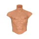  ALTER EGO CAMISETA SILICONA TORSO MASCULINO CON ABDOMINALES NATURAL - HIDDEN DESIRE 
