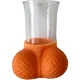 VASO CHUPITO CRISTAL CON HUEVOS NATURAL - DIABLO PICANTE 