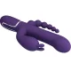  CAMMY TRIPLE VIBRADOR MULTIFUNCIÓN 4 EN 1 MORADO - PRETTY LOVE 