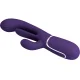  SHANIA TRIPLE VIBRADOR RABBIT MULTIFUNCIÓN MORADO - PRETTY LOVE 