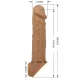  FUNDA DE PENE DE PIEL REALÍSTICA NATURAL - PRETTY LOVE 