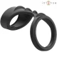  THEO ANILLO DOBLE PARA PENE SILICONA NEGRO MODELO 3 - INTENSE 