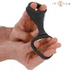  THEO ANILLO DOBLE PARA PENE SILICONA NEGRO MODELO 3 - INTENSE 