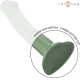  BECCA VIBRADOR CON VENTOSA 10 VIBRACIONES VERDE CONTROL REMOTO - INTENSE 