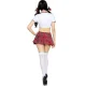  DISFRAZ MISS COLEGIALA CLÁSICO ROJO/BLANCO S/M - LEG AVENUE 