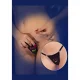 TANGA KISS ME NEGRO L/XL - CHILIROSE CR  4836