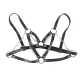 CINTURÓN DE BONDAGE PUNK HEBILLA METAL NEGRO TALLA ÚNICA - SUBBLIME  953713