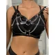 CINTURÓN DE BONDAGE PUNK HEBILLA METAL NEGRO TALLA ÚNICA - SUBBLIME  953713
