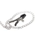 PINZAS PARA EL PECHO CON CORREA DE CUERO BONDAGE NEGRO TALLA ÚNICA - SUBBLIME  953720