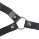 PINZAS PARA EL PECHO CON CORREA DE CUERO BONDAGE NEGRO TALLA ÚNICA - SUBBLIME  953720