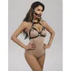 PINZAS PARA EL PECHO CON CORREA DE CUERO BONDAGE NEGRO TALLA ÚNICA - SUBBLIME  953720