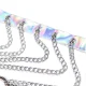 ARNÉS DE PECHO CON ANILLOS Y CADENAS PLATA TALLA ÚNICA - SUBBLIME  953737