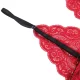 SET 3 PIEZAS ENCAJE Y SATEN ROJO S/M - SUBBLIME  953898