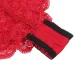 SET 3 PIEZAS ENCAJE Y SATEN ROJO S/M - SUBBLIME  953898