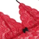 SET 3 PIEZAS ENCAJE Y SATEN ROJO L/XL - SUBBLIME  953904