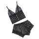 PIJAMA SEXY SATEN Y  ENCAJE NEGRO L/XL - SUBBLIME  953942