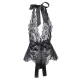 BODY SEXY CON VOLANTES NEGRO L/XL - SUBBLIME  930882