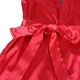 CAMISON DE ENCAJE ESPALDA TRANSPARENTE + TANGA ROJO/NEGRO L/XL - SUBBLIME  954024