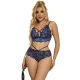SUJETADOR + PANTIES ENCAJE AZUL S/M - SUBBLIME  954062