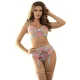 SUJETADOR + PANTIES CON LIGUERO DISEÑO FLORAL AZUL S/M - SUBBLIME  954109