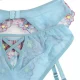 SUJETADOR + PANTIES CON LIGUERO DISEÑO FLORAL AZUL L/XL - SUBBLIME  954116