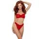  CATILLA SET TANGA + TOP ROJO L/XL - PASSION 