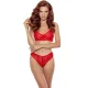  DENELIA SET TANGA + TOP ROJO S/M - PASSION 