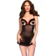 BABYDOLL NEGRO L/XL - CHILIROSE CR  4832