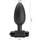  VIBRA BUTT PLUG 2 PLUG ANAL 10 VIBRACIONES NEGRO - PRETTY LOVE 