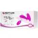  MASAJEADOR & VIBRADOR 12 VIBRACIONES CONTROL REMOTO MORADO - PRETTY LOVE 