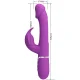  KAMPAS VIBRADOR RABBIT MULTIFUNCIÓN 3 EN 1 MORADO - PRETTY LOVE 