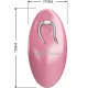  CAILEY PINZAS PARA PEZONES 10 VIBRACIONES CONTROL REMOTO ROSA - PRETTY LOVE 