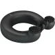  DAHLIA ANILLO VIBRADOR + ESTIMULADOR DE CLÍTOIS 12 VIBRACIONES NEGRO - PRETTY LOVE 