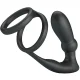  EMONI ANILLO PENE + PLUG ANAL 12 VIBRACIONES NEGRO - PRETTY LOVE 