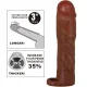  GERD FUNDA PARA PENE CON EXTENSIÓN DE 7.6 CM MULATO - PRETTY LOVE 