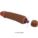  JEFF VIBRADOR REALÍSTICO 19.5 CM MULATO - BAILE 
