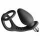 Rocks-Off Ro-Zen estimulador prostático vibrador con doble anillo 7 velocidades negro