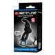Anillo vibrador para pene con estimulador de conejito 10 funciones negro - Pretty Love
