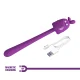 Vibrador flexible Cute Bunny Flirting Stick recargable USB morado - Pretty Love