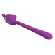 Vibrador flexible Cute Bunny Flirting Stick recargable USB morado - Pretty Love