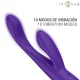 Paolo estimulador rabbit recargable para punto G y clítoris - Intense