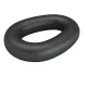 Vesper anillo para pene super Soft silicona negro - Crazy Bull