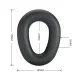 Vesper anillo para pene super Soft silicona negro - Crazy Bull