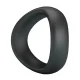 Valen anillo para pene ergonómico silicona negro - Crazy Bull