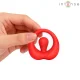 Russell anillo vibrador con estimulación de clítoris rojo - Intense