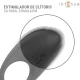 Merlotte anillo vibrador con estimulación de clítoris negro - Intense