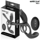 Anillo doble para el pene con estimulador de clítoris - Addicted Toys